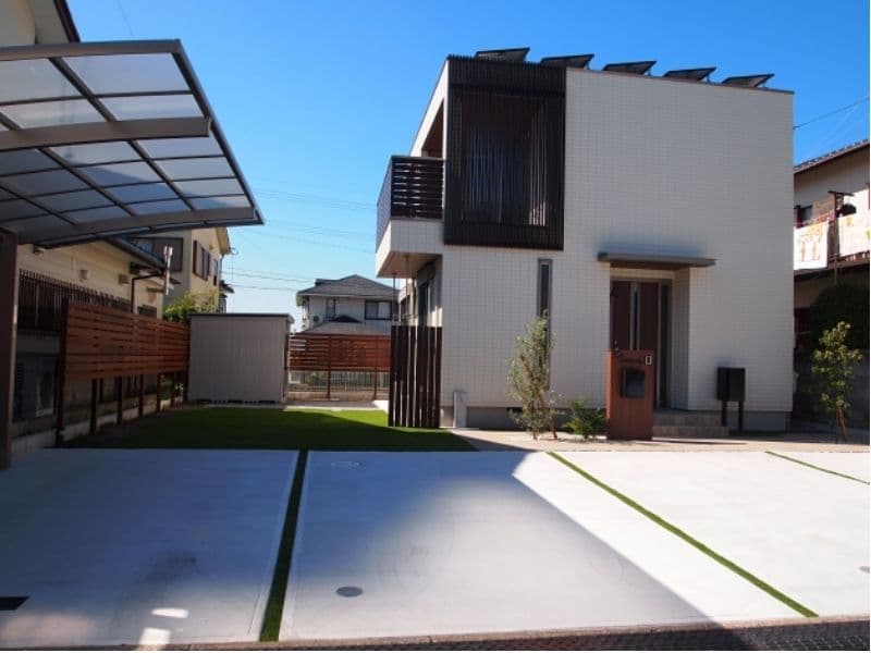 オープン外構と庭